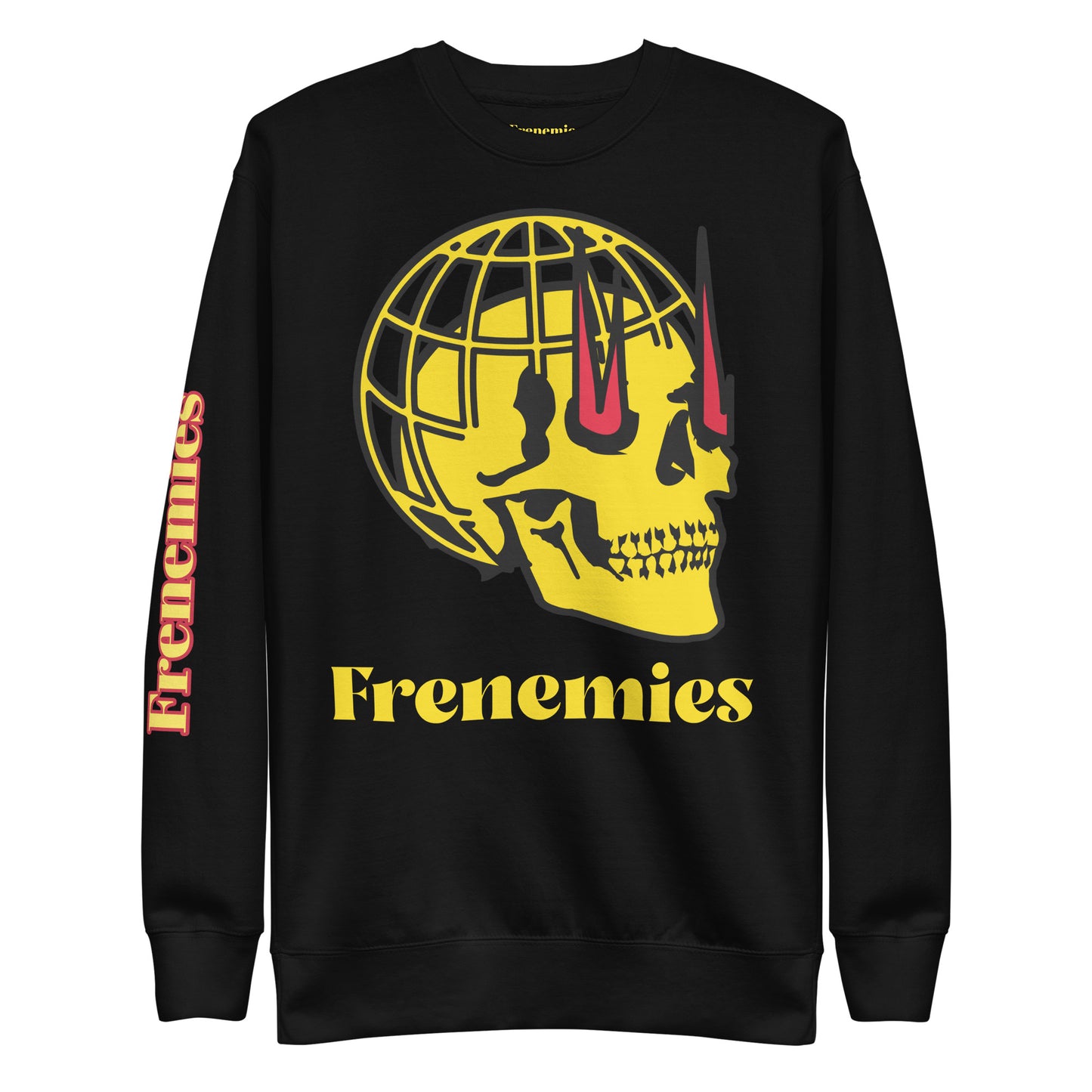 Frenemies Global Skull Unisex Premium Sweatshirt