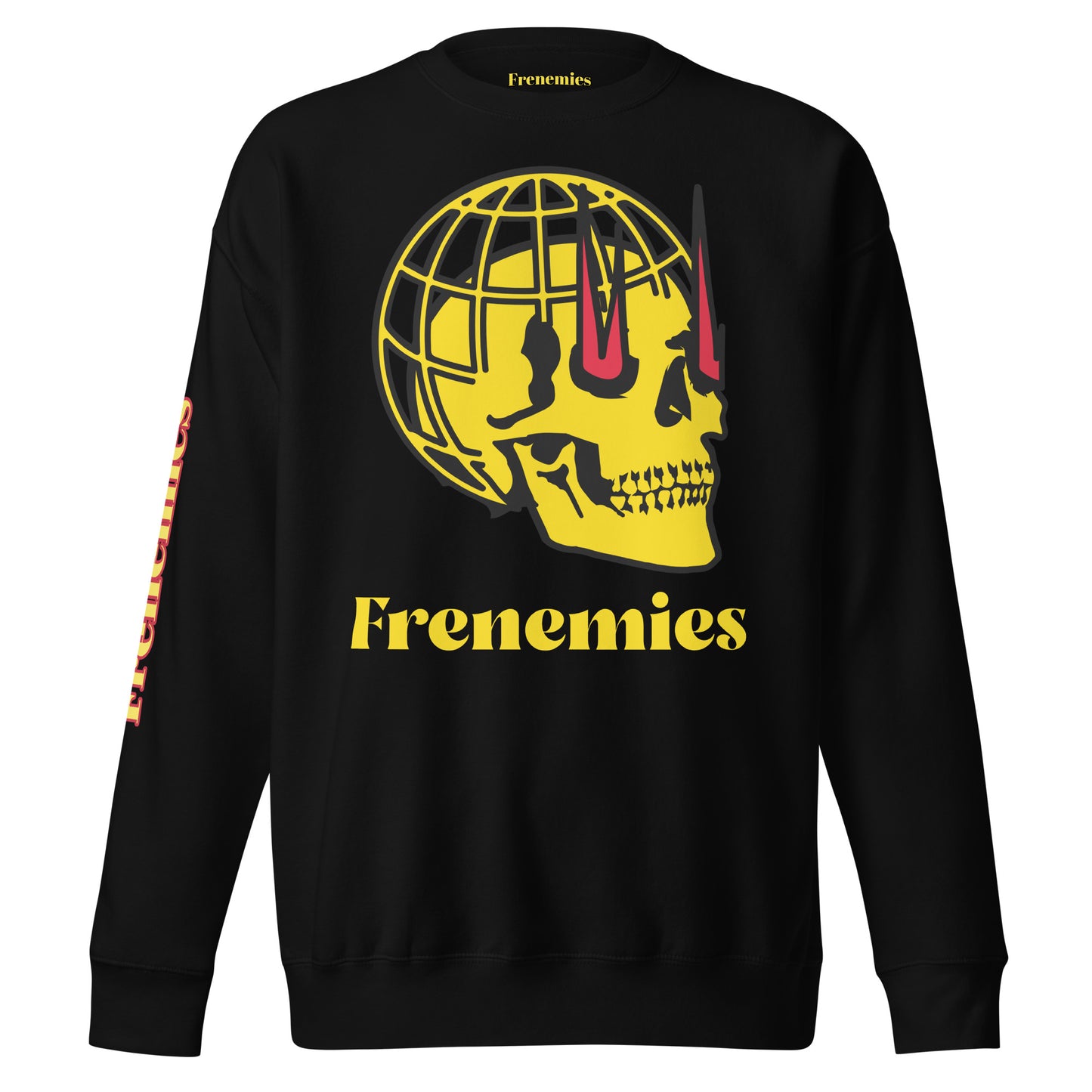 Frenemies Global Skull Unisex Premium Sweatshirt