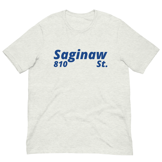 Saginaw St. Royal Blue Logo Unisex t-shirt