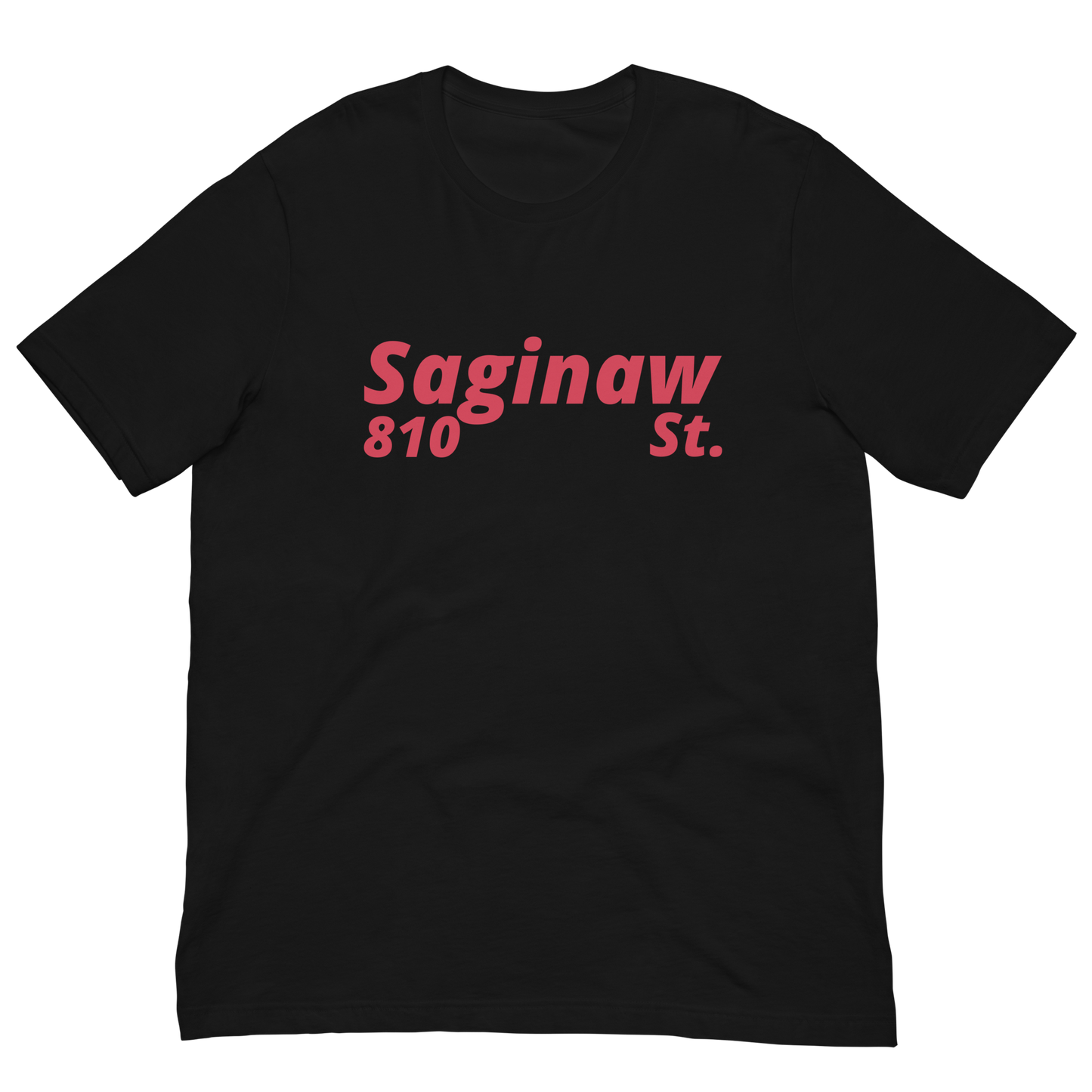 Saginaw St. Red Logo Unisex T-Shirt