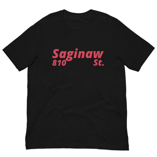 Saginaw St. Red Logo Unisex T-Shirt