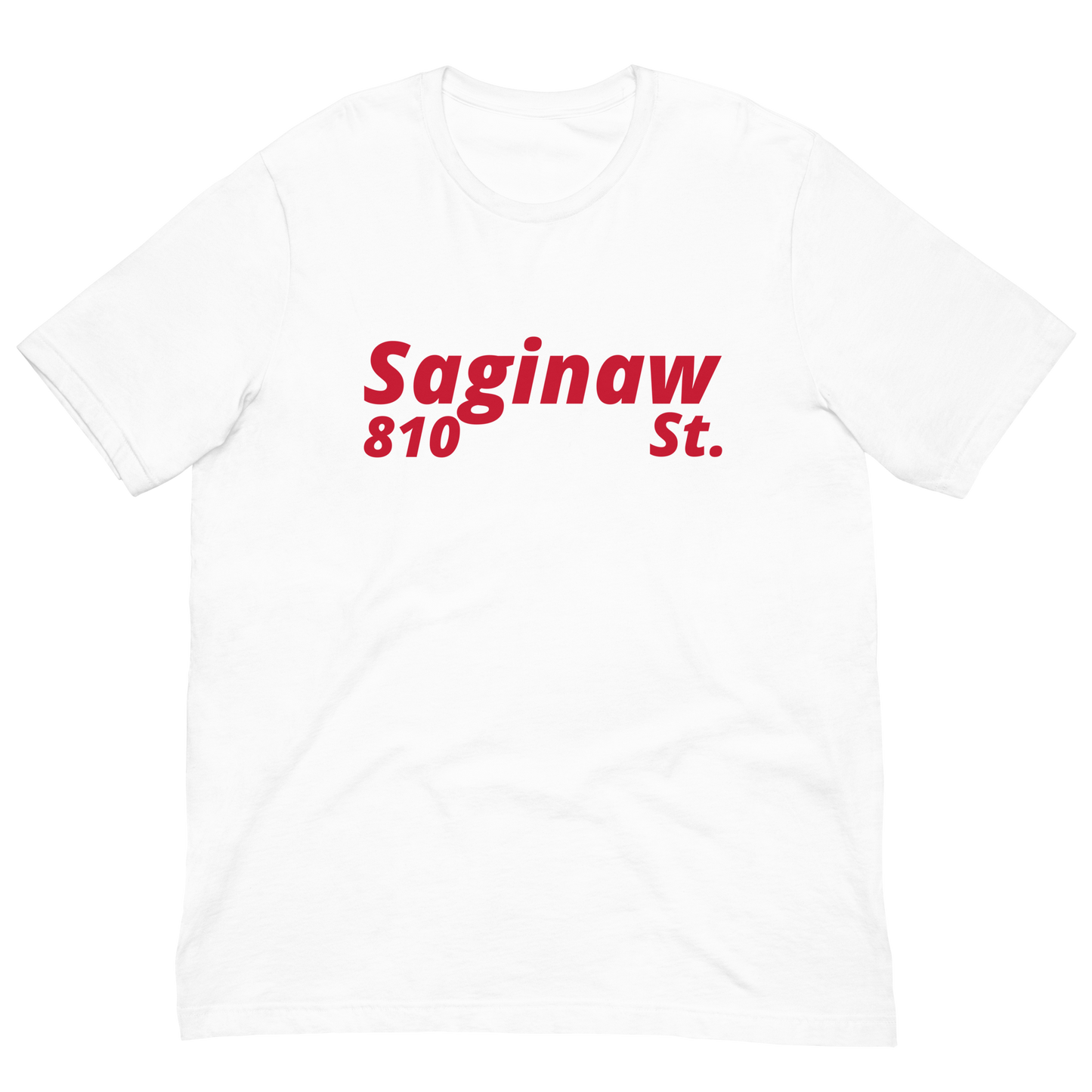 Saginaw St. Red Logo Unisex T-Shirt