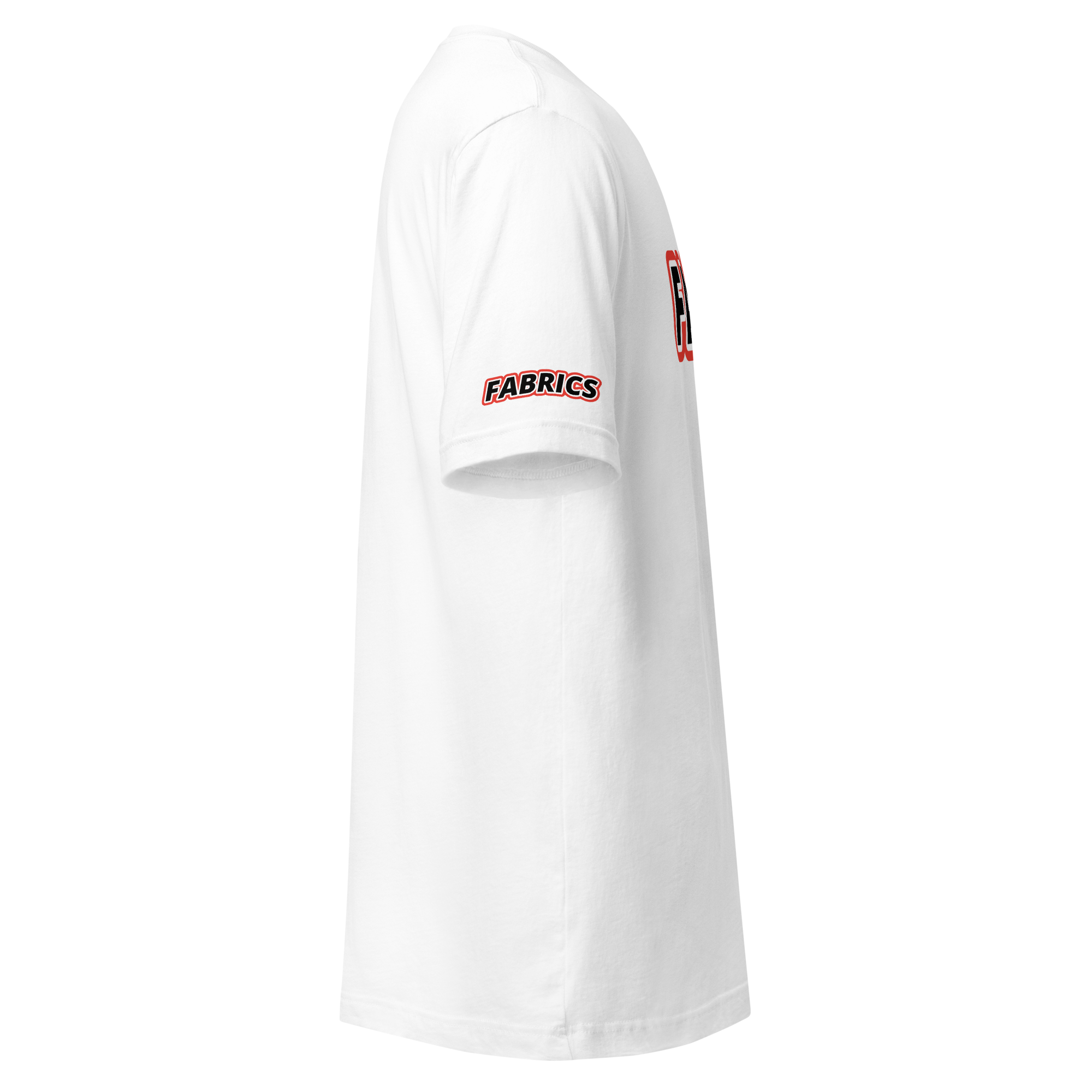 Faded Fabrics Black/Red Outline Unisex T-Shirt